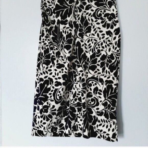 NOUGAT LONDON Shift Floral Dress B&W Botanical Print Sz XS - Picture 10 of 10